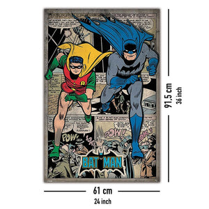 Batman Comic Montage Poster