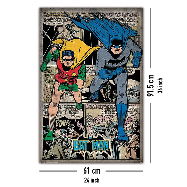 Batman Comic Montage Poster