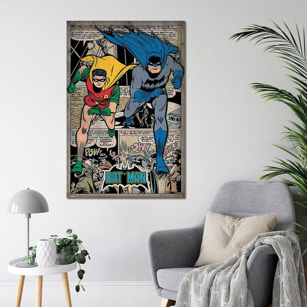 Batman Comic Montage Poster