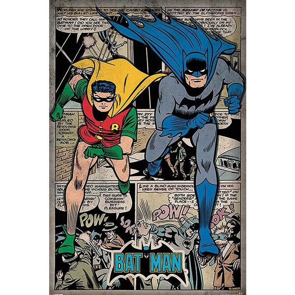 Batman Comic Montage Poster