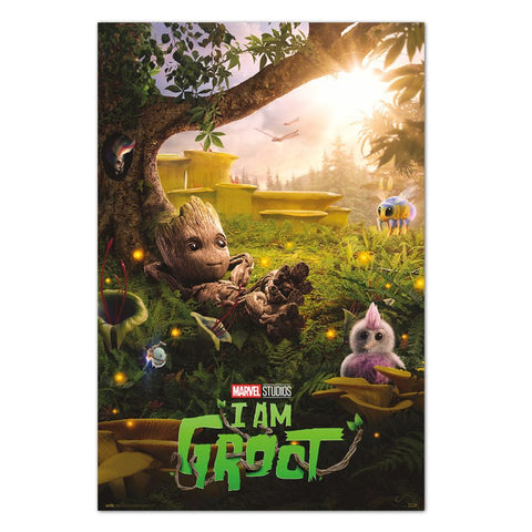 I am Groot Chill Time Poster