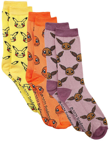 Pokémon Socken 3er-Pack Three Icons