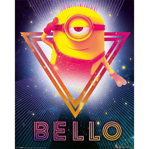 Minions Poster 80's Bello