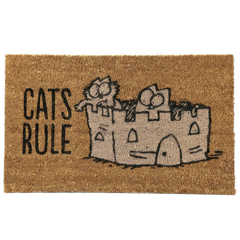 Simon's Cat doormat CATS RULE