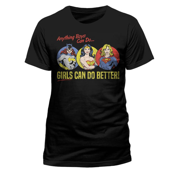 Justice League T-shirt- Girls can do better Unisex