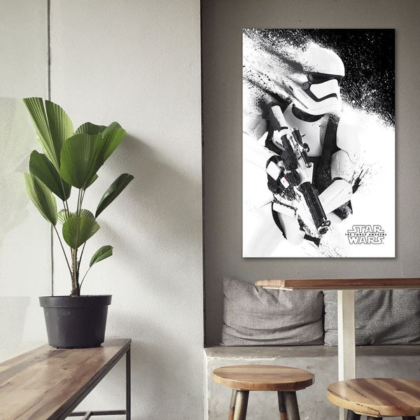 Star Wars Episode 7 Poster Stormtrooper Paint