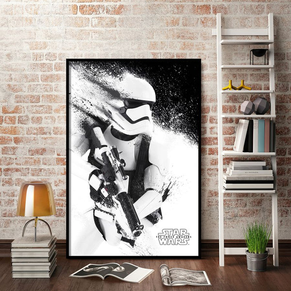 Star Wars Episode 7 Poster Stormtrooper Paint