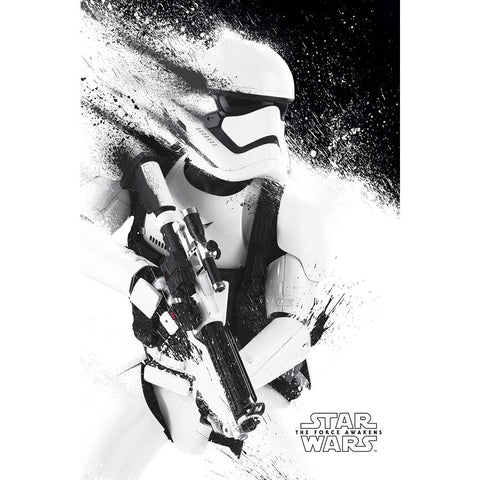 Star Wars Episode 7 Poster Stormtrooper Paint