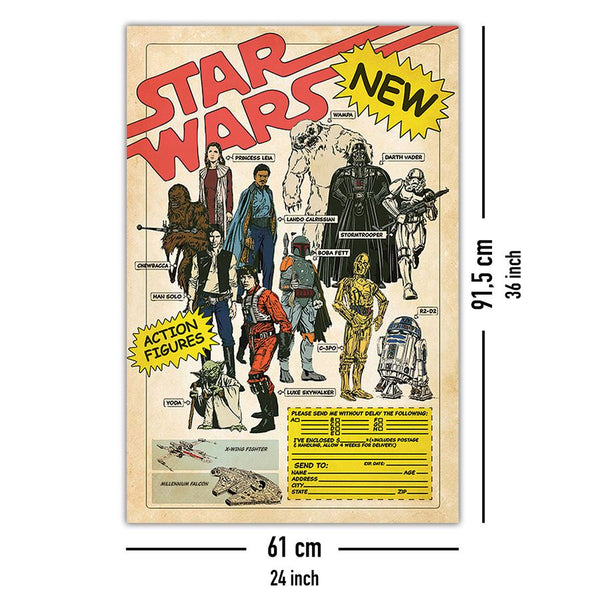 Star Wars Poster Action Figures