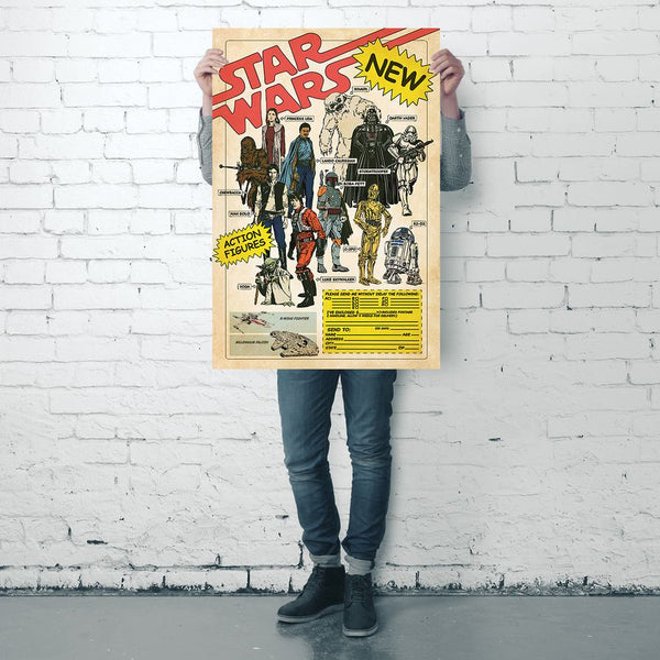 Star Wars Poster Action Figures