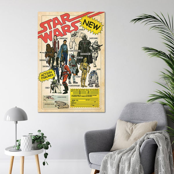 Star Wars Poster Action Figures