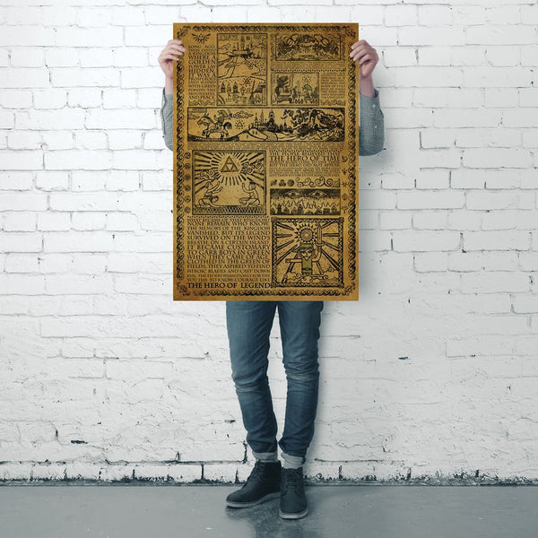 The Legend of Zelda Story of the Hero Poster