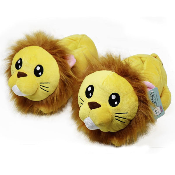 Löwe Plüsch Hausschuhe - Sloffies Lion Slippers