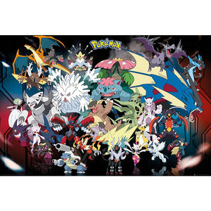 Pokemon MEGA POSTER