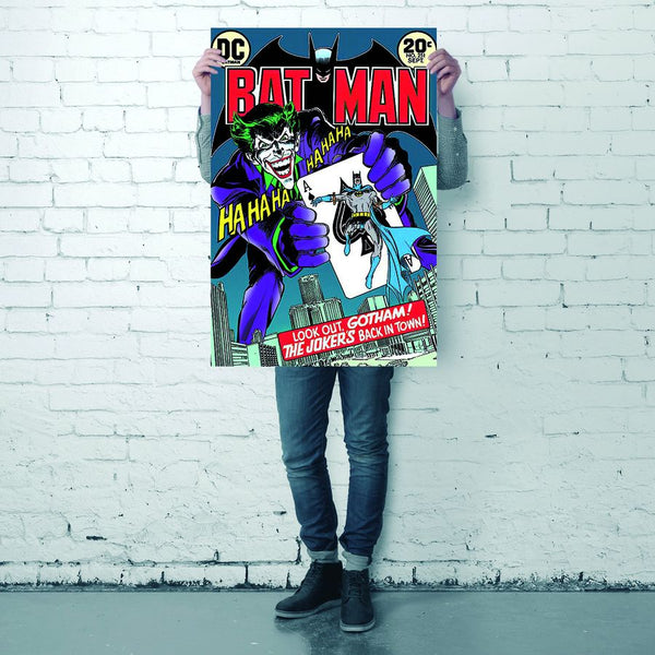 Batman Comic Cover - The Joker's back in Town! poster