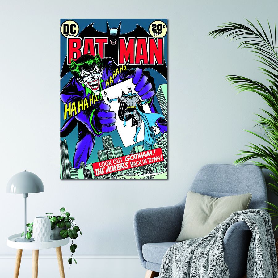 Batman Comic Cover - The Joker's back in Town! poster