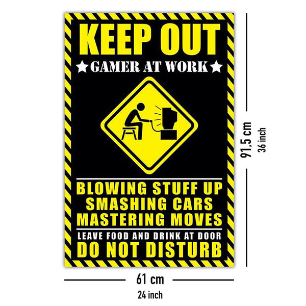 Keep Out Poster