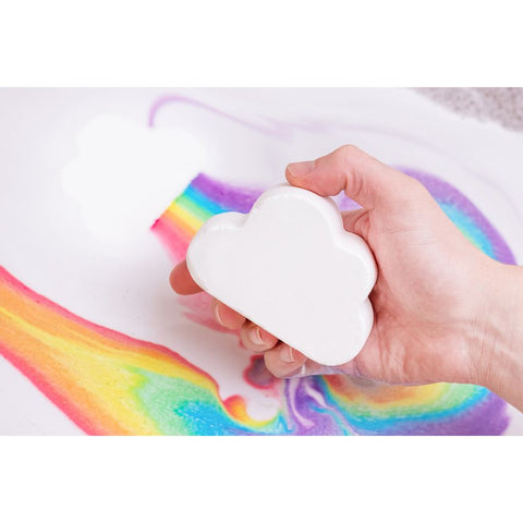 Clouds Rainbow Bath Bomb