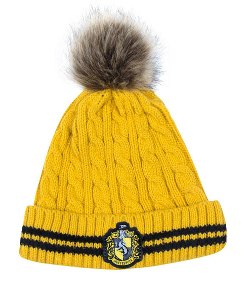 Harry Potter Pom Pom Beanie Hufflepuff