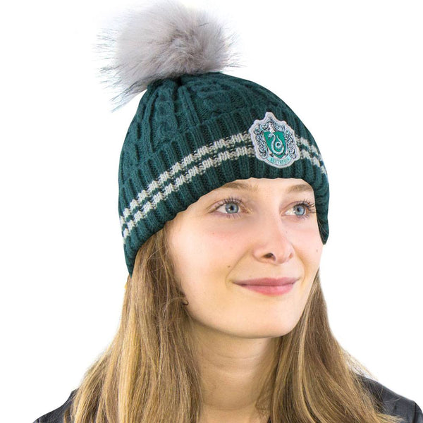 Harry Potter Pom Pom Beanie Slytherin