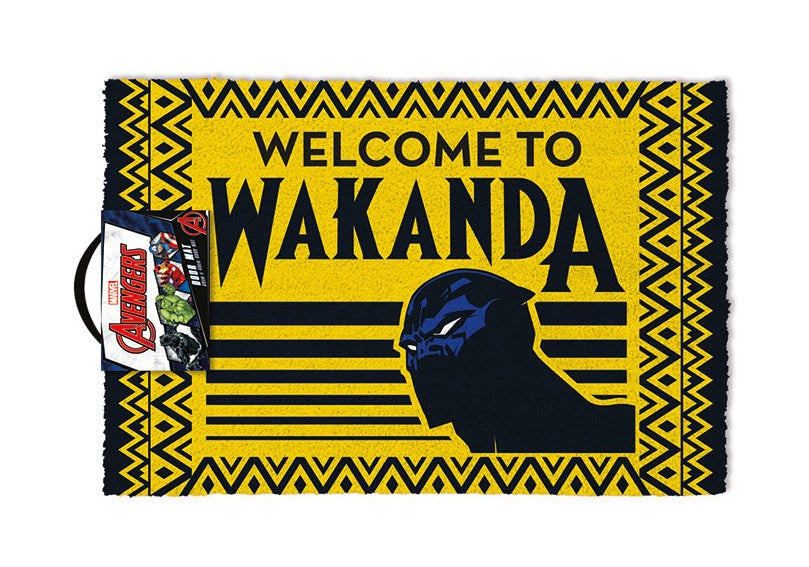 Black Phanter Welcome to Wakanda Fussmatte