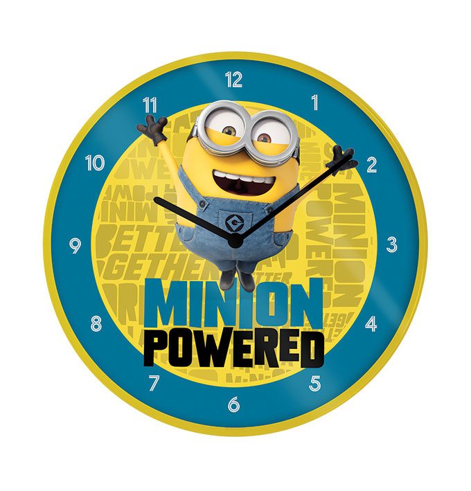 Minions Wanduhr Minion Powered